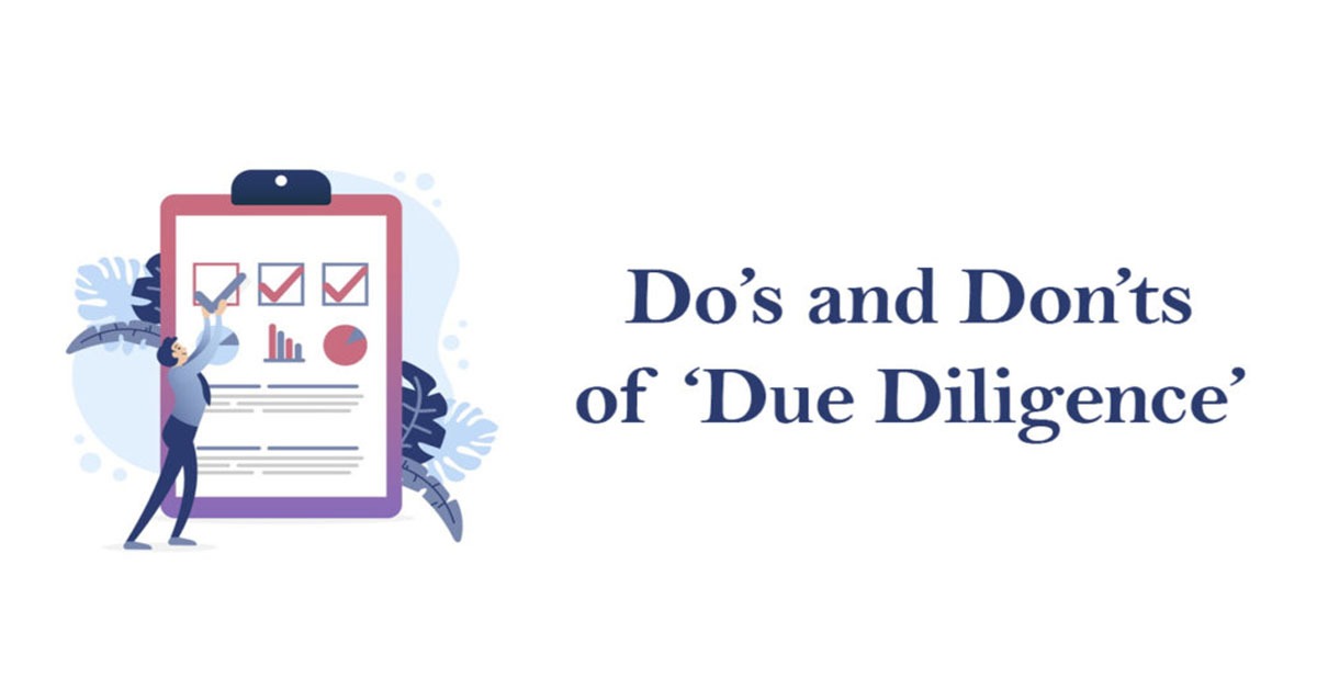 dos and don'ts of due diligence